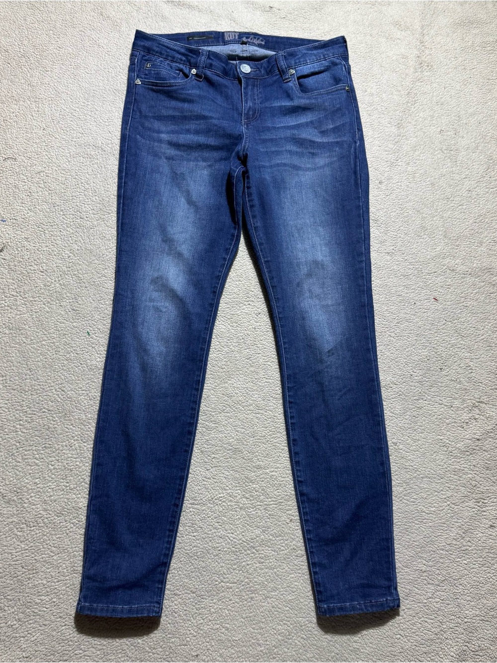 Kut From The Kloth Jeans Womens 8 Viv‎ Toothpick Skinny Blue Denim Cotton 32x31